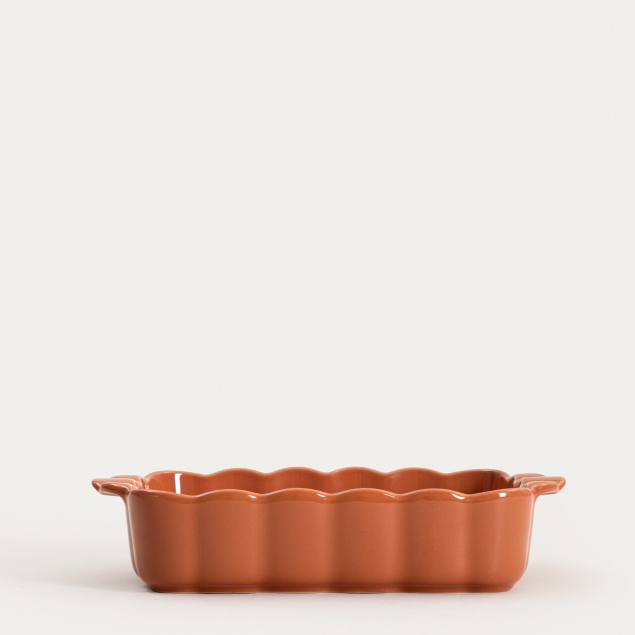 Vas de copt Brisa, Homla, 34x20.5x7 cm, ceramica, portocaliu - imagine 7